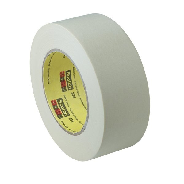 3M™ 234 Masking Tape, 5.9 Mil, 1/2
